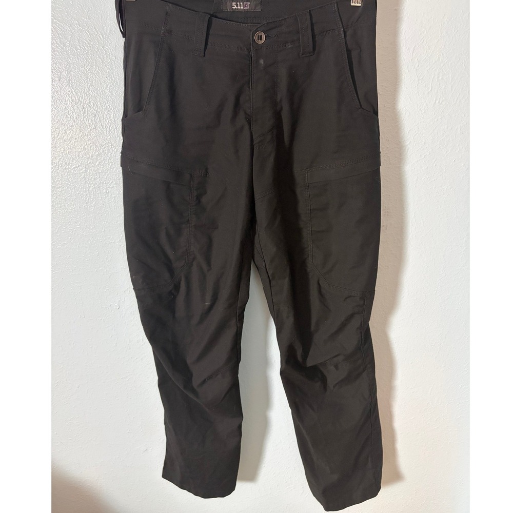 5.11 Tactical Mens Black Cargo Pants 30x30 Utility Work Outdoor